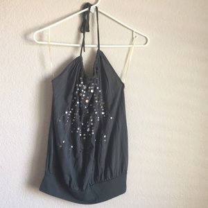 Weavers Girl stylish sequined halter top
